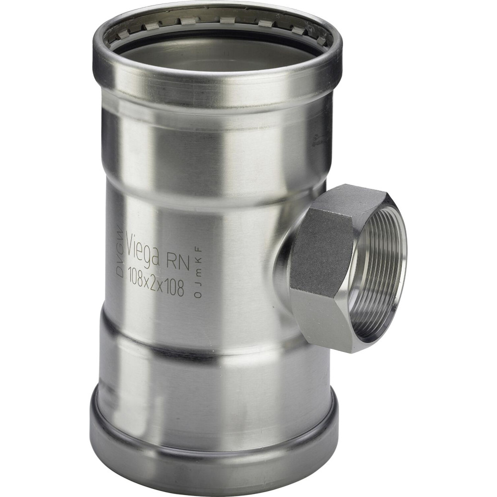 Тройник DN 64×3/4″ Viega 578145 нержавеющая сталь