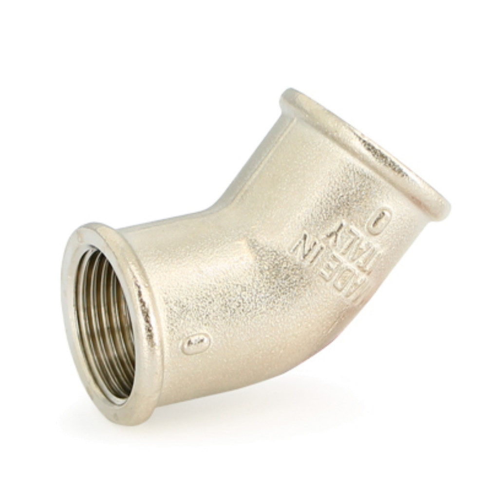 Угол 45 НВ 3/4″ | 640N3300 никелированная латунь