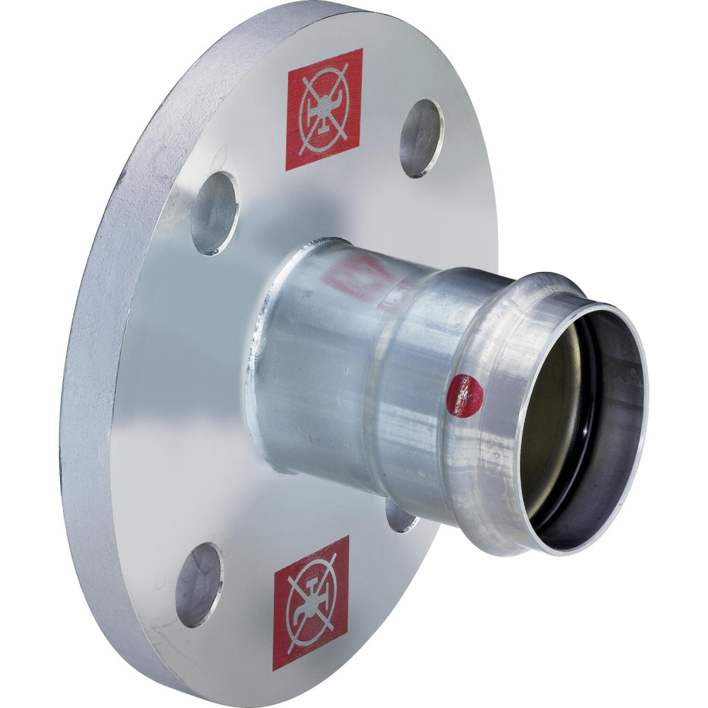 Фланец (DN40) 42 с пресс соединением из нелегированной стали PN 6 Prestabo SC-Contur