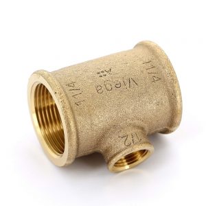 Тройник 1/4″×1/2″ Viega 650735 бронза