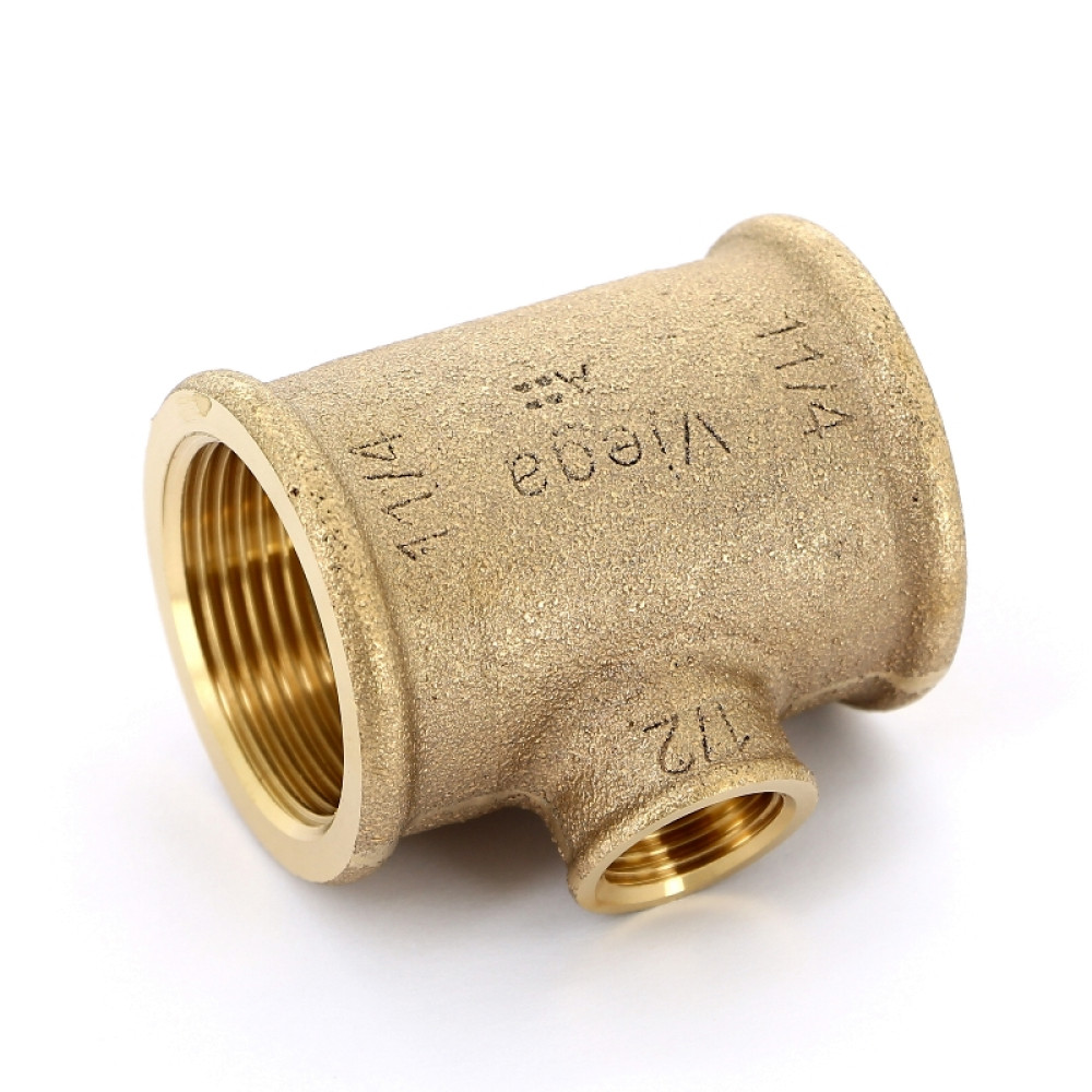 Тройник 1/4″×1/2″ Viega 650735 бронза