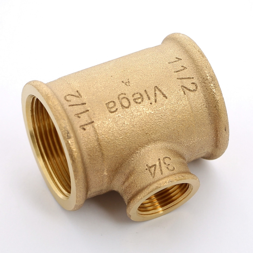 Тройник 1/2″×3/4″ Viega 650766 бронза