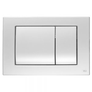 Кнопка смыва OLI METAL DUAL 656006 хром матовый антивандальная