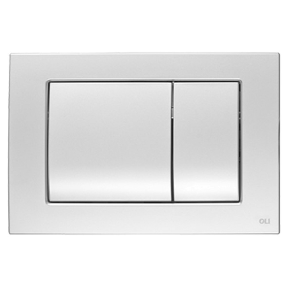 Кнопка смыва OLI METAL DUAL 656006 хром матовый антивандальная