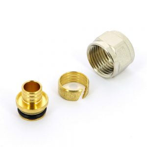 Соединитель обжим-В Uni-Fitt 16 (2.0) х 1/2″ конусный | 681N1612