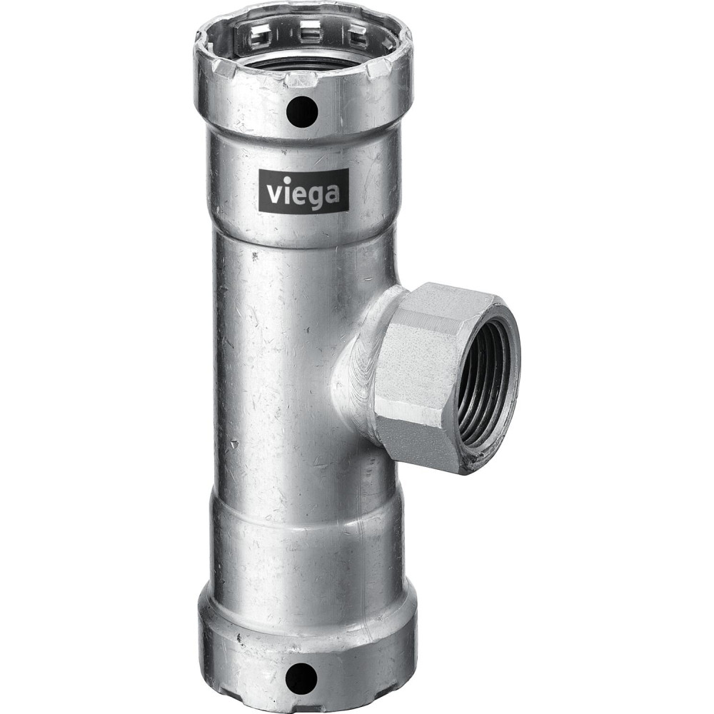 Тройник DN 1″-1-2″-1″×1/2″ Viega 695187 сталь
