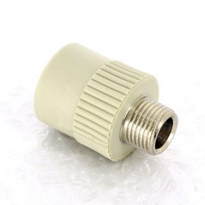 Муфта комбинированная с наружной резьбой (нр) 25-1/2″ FV-Plast 215 | A215025E12I полипропилен
