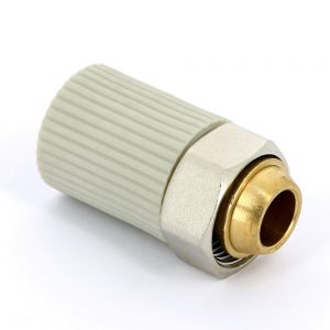 Муфта пайка-В с накидной гайкой евроконус PPR/латунь FV-PLAST 20×3/4″ЕК | AA257020034