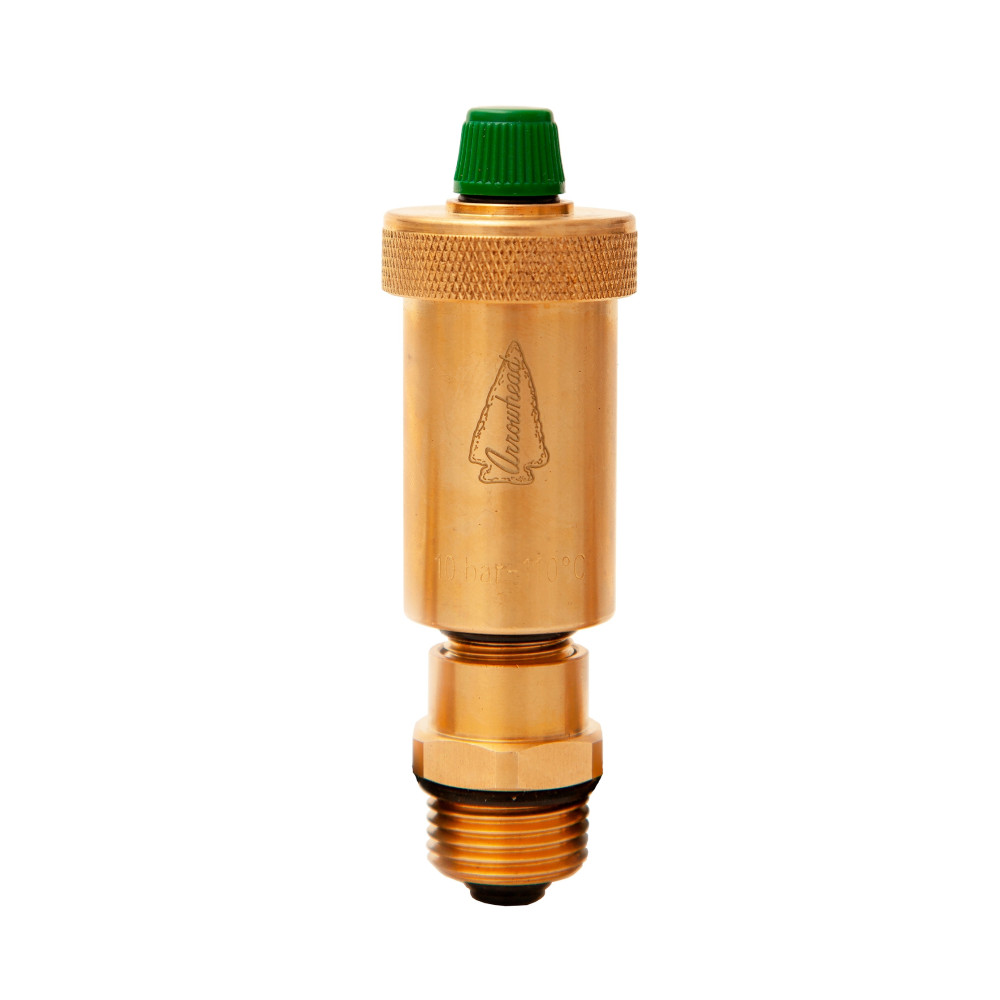 Воздухоотводчик автоматический Arrowhead 1/2 с отсечным клапаном AV-101-15