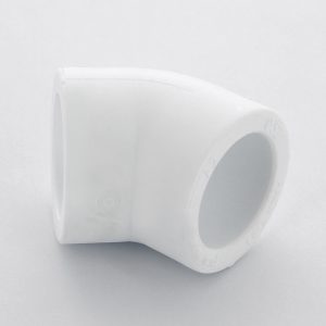 Угол 45 ВВ PPR 32 Pro Aqua PA135 | PA13512P полипропилен белый