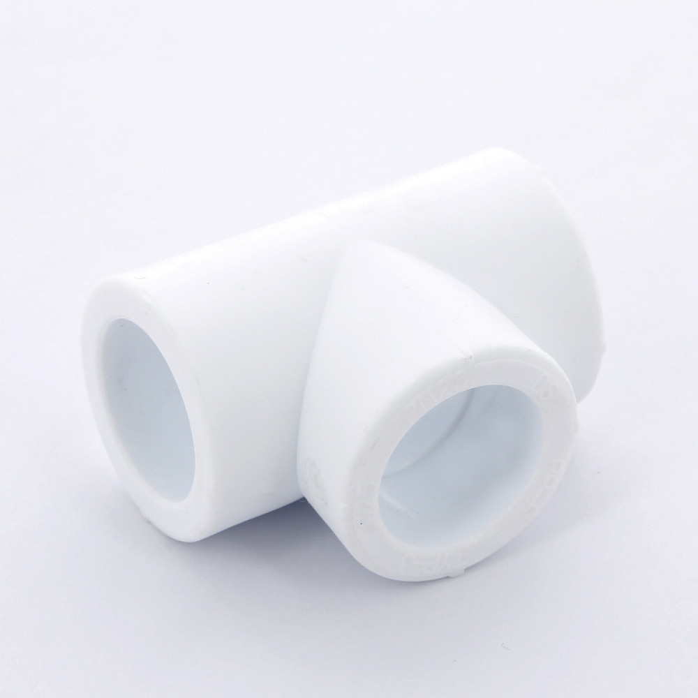 Тройник полипропиленовый 25-25-25 Pro Aqua | PA14010P белый