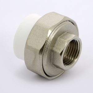 Муфта комбинированная разъемная В PPR 25-1/2″ Pro Aqua PA200 | PA20012 полипропилен белый