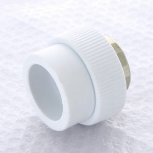 Муфта комбинированная под ключ сварка-В PPR 50-1 1/2 » Pro Aqua PA225 | PA22522P полипропилен белый
