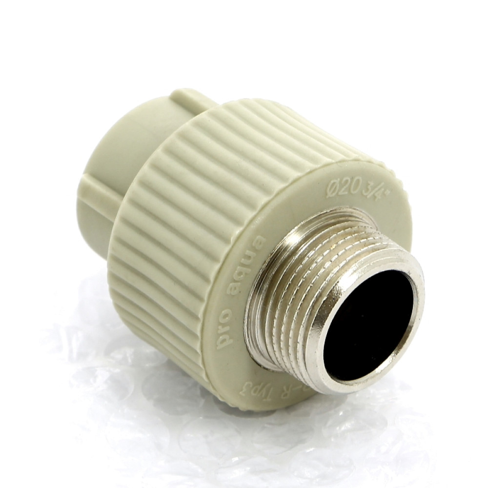 Муфта Н комбинированная ProAqua 20х3/4″ серая | PA23010PG