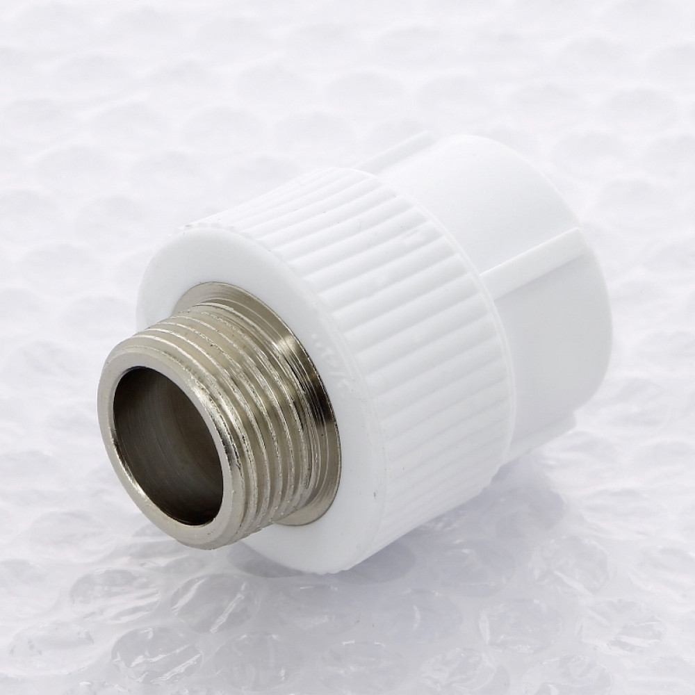 Муфта комбинированная сварка-Н PPR 25-3/4″ Pro Aqua PA230 | PA23014P полипропилен белый