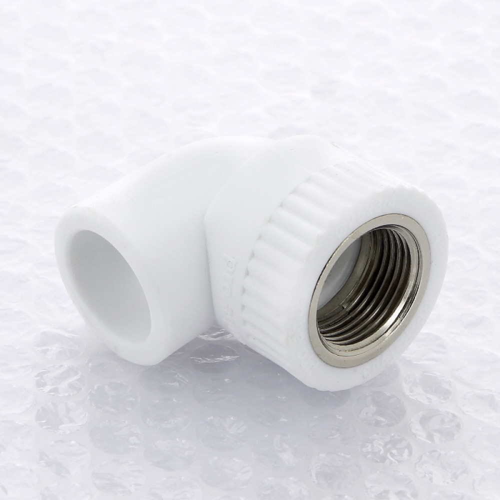 Угол 90 сварка-В PPR 25-3/4″ Pro Aqua PA260 | PA26014P полипропилен белый