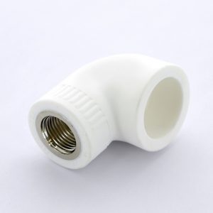 Угол 90 сварка-В PPR 32-1/2″ Pro Aqua PA260 | PA26015 полипропилен белый