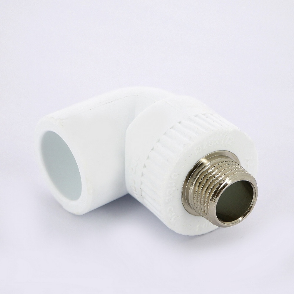 Угол 90 сварка-Н PPR 25-1/2″ Pro Aqua PA270 | PA27012P полипропилен белый