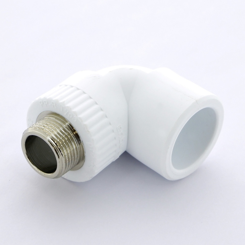 Угол 90 сварка-Н PPR 32-1/2″ Pro Aqua PA270 | PA27015 полипропилен белый