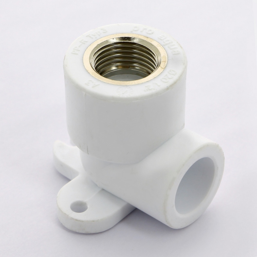 Водорозетка сварка-В PPR 20-1/2″ Pro Aqua PA280 | PA28008P полипропилен белый
