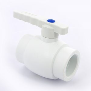Кран шаровой PPR полнопроходной 50 Pro Aqua Ultra PA400 | PA40016 полипропилен белый