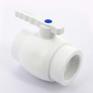Кран шаровой PPR полнопроходной 63 Pro Aqua Ultra PA400 | PA40018 полипропилен белый