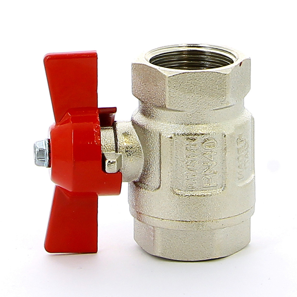 Кран шаровой 3/4″ резьба ВН Itap 092 3/4″ Ideal бабочка