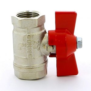 Кран шаровой 3/8″ резьба ВН Itap 092 3/8″ Ideal бабочка