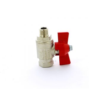 Кран шаровой 1/4″ резьба ВН Itap 093 1/4″ Ideal бабочка