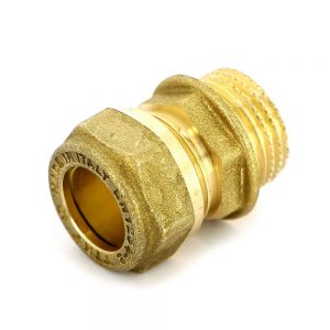 Муфта комбинированная HP 12×1/2 Tiemme 1000038 обжим — резьба латунь