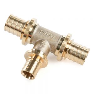 Тройник переходной 32-32-25 Rehau MX 11080751001 DZR-латунь