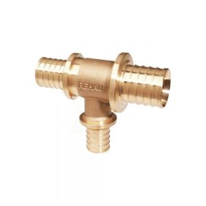 Тройник переходной 50-32-50 Rehau MX 11371951001 DZR-латунь