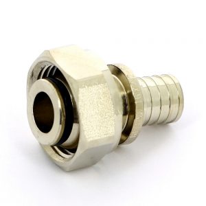 Переходник на евроконус 16×3/4″ Rehau Rautitan 11691751001 никелированная латунь