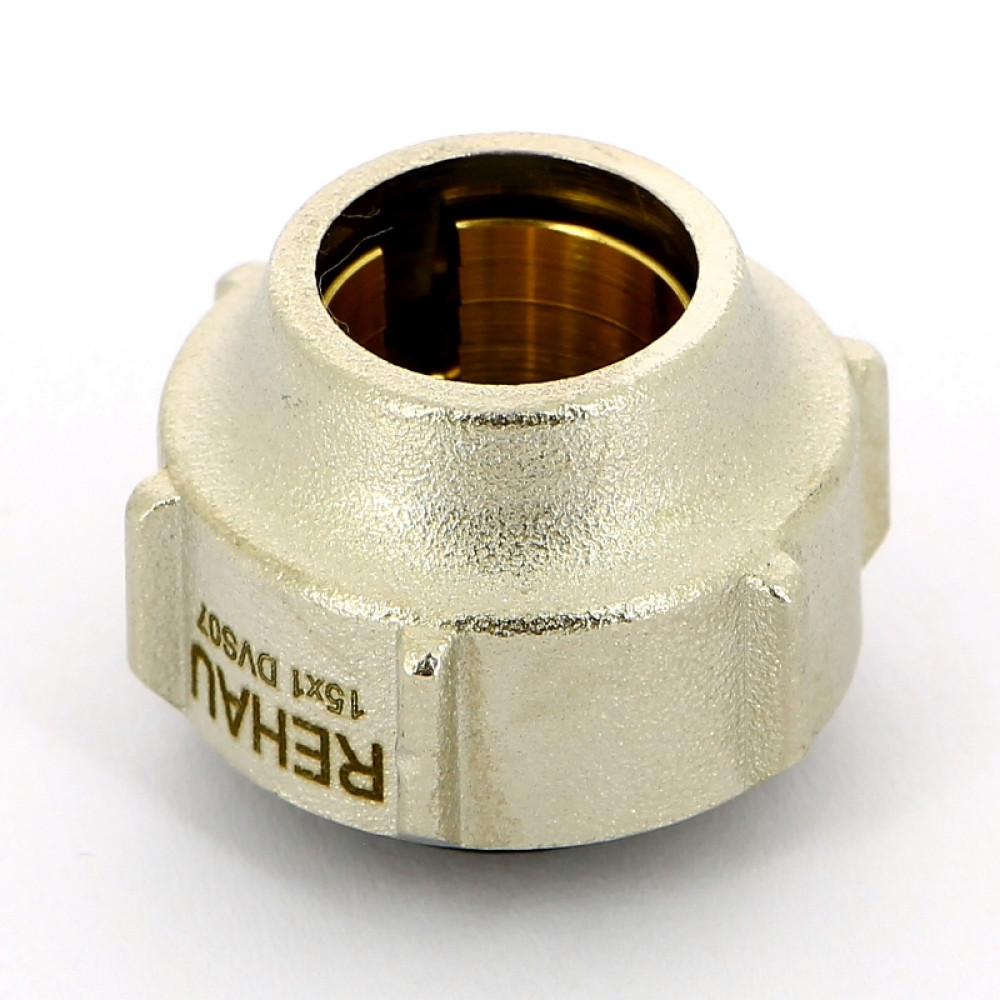 Адаптер 3/4″ Rehau Rautitan stabil 12406011003 никелированная латунь