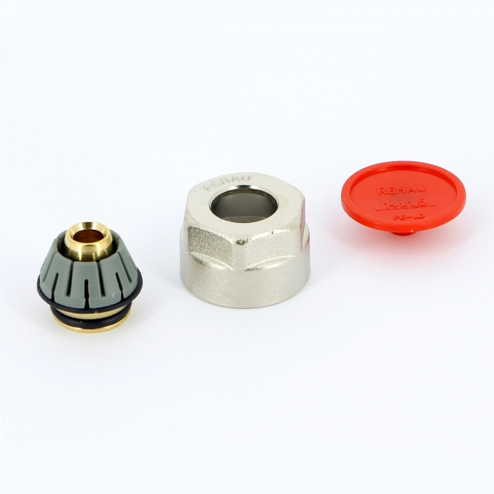 Резьбозажимное соединение 14×3/4″ Rehau Rauterm S 12460441001 латунь