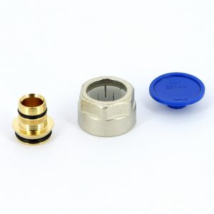 Резьбозажимное соединение 16×3/4″ Rehau Rautitan flex 12663521003 латунь