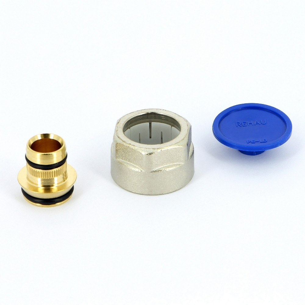 Резьбозажимное соединение 16×3/4″ Rehau Rautitan flex 12663521003 латунь