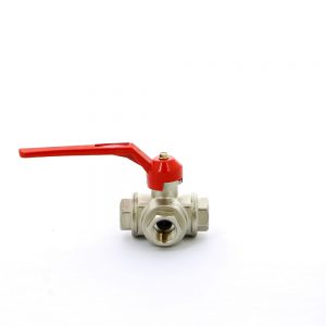 Кран трехходовой 1/2″ внутренняя резьба Itap 128 1/2″T ручка-рычаг