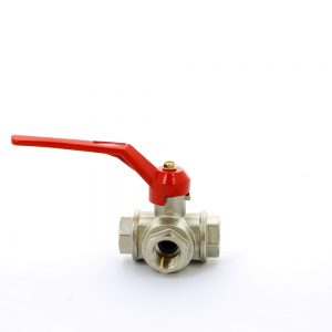 Кран трехходовой 3/4″ внутренняя резьба Itap 128 3/4″T ручка-рычаг