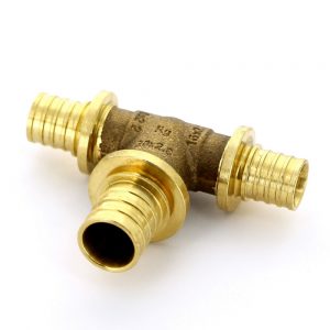 Тройник переходной 16-20-16 Rehau RX+ 13777471001 бронза