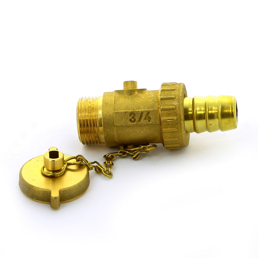 Кран шаровой со штуцером 3/4″ Itap 139 3/4″ съемная ручка-заклушка