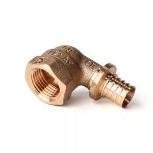 Угольник с внутренней резьбой RX+ 16-3/4″ Rehau 14563543001 бронза