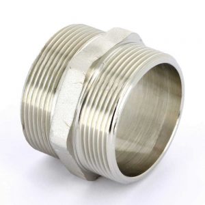 Ниппель HH 1/2 Tiemme 1500036 резьба никелированная латунь