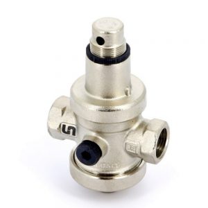 Редуктор давления Uni-Fitt 1/2″ | 204N2140 под манометр, никелированный