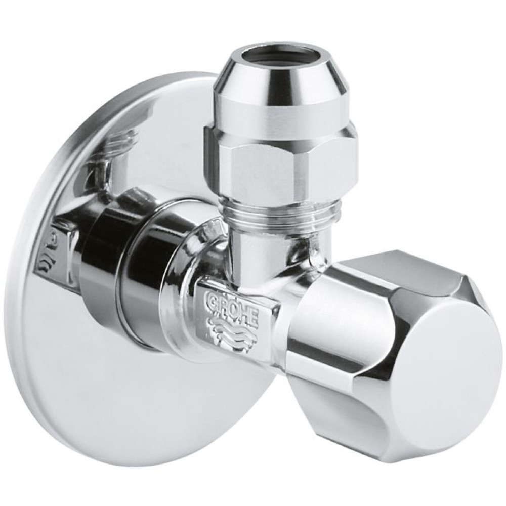 Угловой вентиль для смесителя 1/2″ GROHE 2201800M, хром