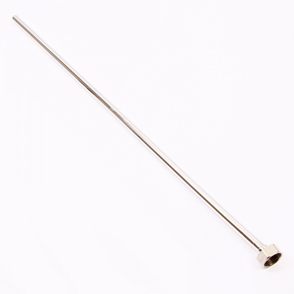 Трубка хромированная UNI-FITT 10х1 с накидной гайкой 1/2″ 50 см | 592C1205