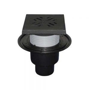 HL310NG.2 трап для балконов и террас DN 50/75/110 решетка 137х137мм