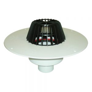 Воронка кровельная HL62P/2 DN125 с фланцем из ПВХ
