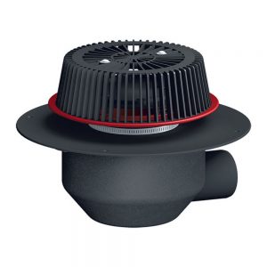 HL 64FSafe/7 — кровельная воронка с ПП корпусом для аварийного водоотвода DN 75