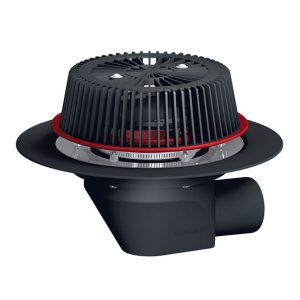 Воронка кровельная HL64.1Safe DN75/110 с электрообогревом